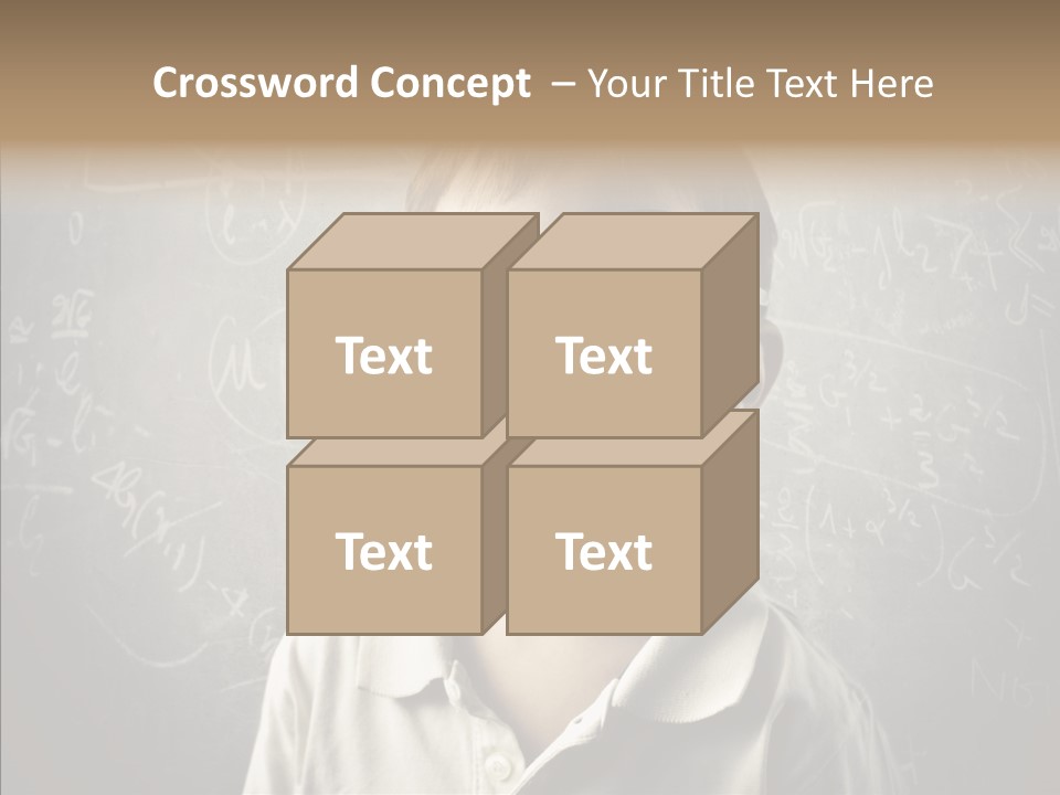 Child School Genius PowerPoint Template