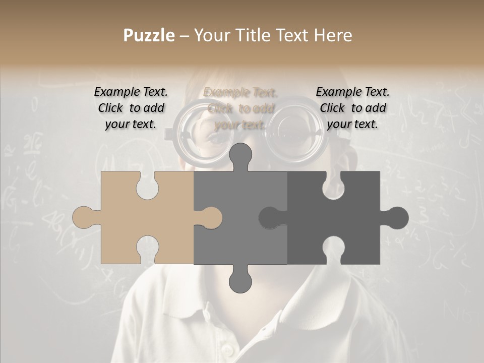 Child School Genius PowerPoint Template