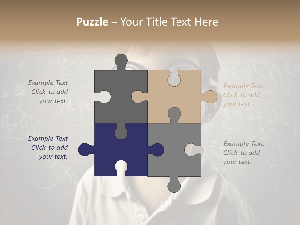 Child School Genius PowerPoint Template