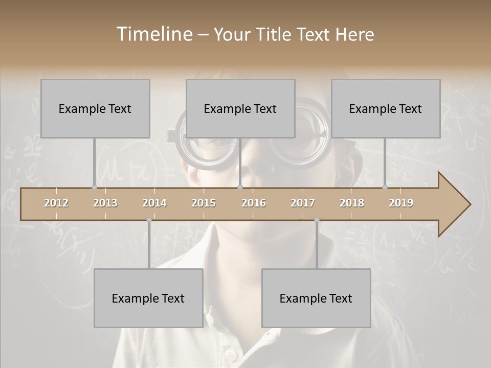 Child School Genius PowerPoint Template