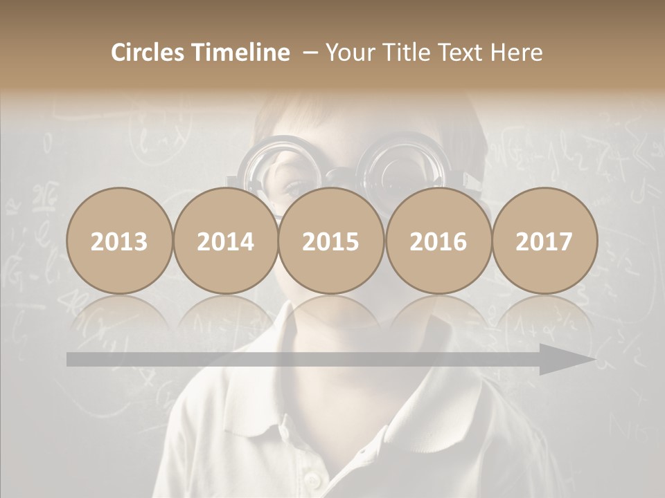 Child School Genius PowerPoint Template