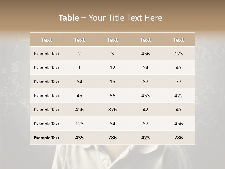 Child School Genius PowerPoint Template