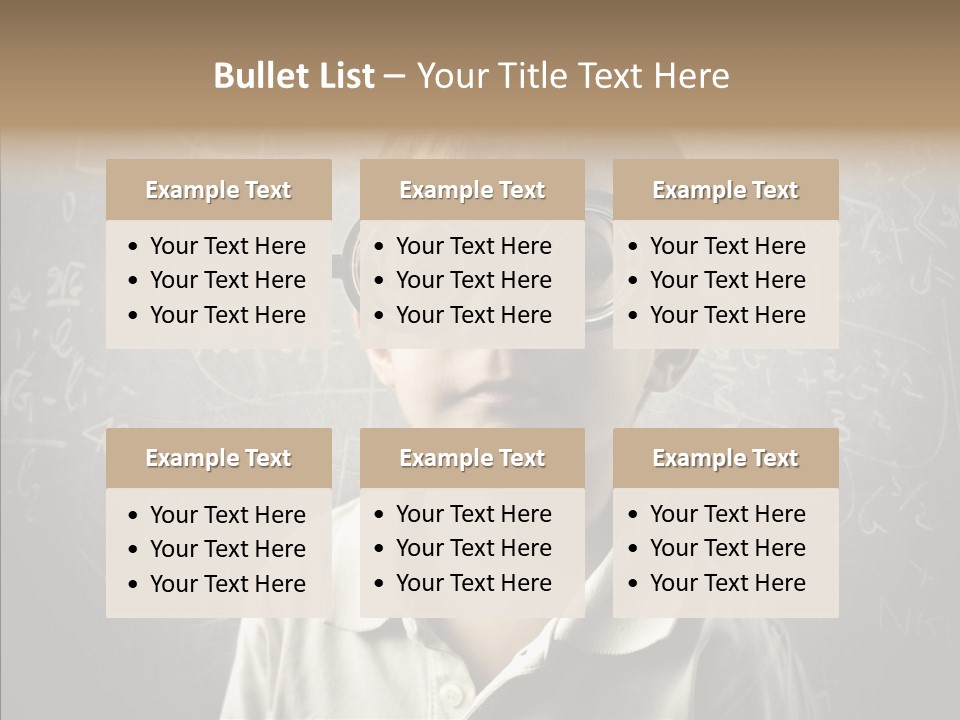 Child School Genius PowerPoint Template