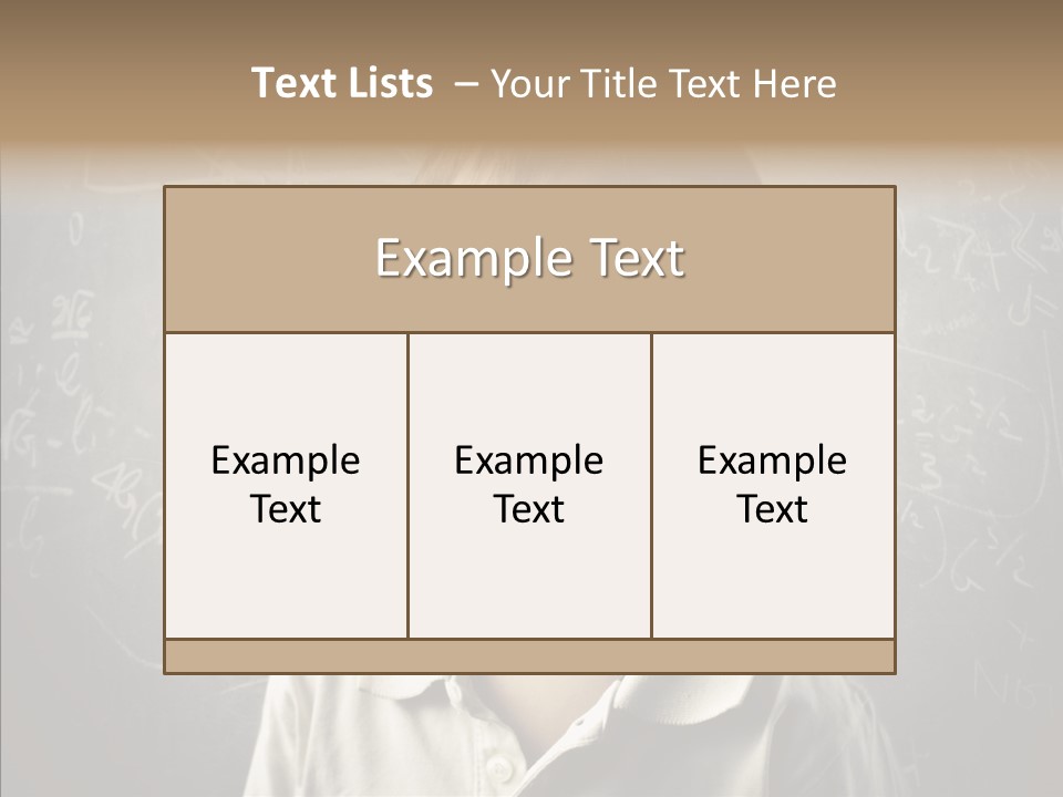 Child School Genius PowerPoint Template