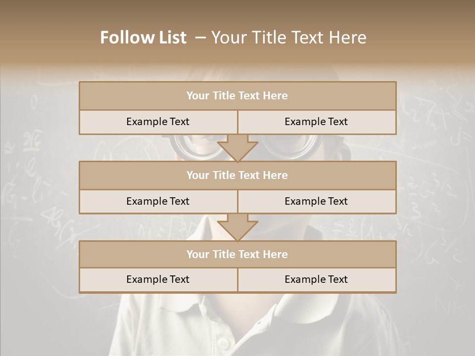 Child School Genius PowerPoint Template