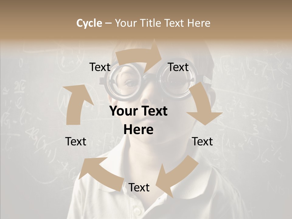 Child School Genius PowerPoint Template