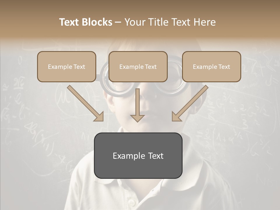 Child School Genius PowerPoint Template