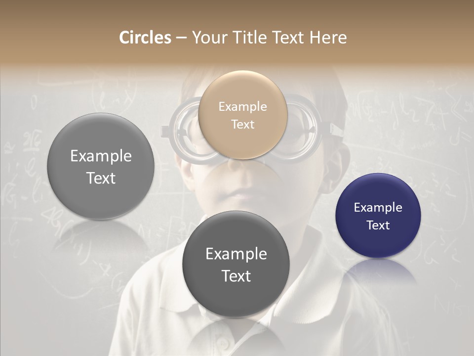 Child School Genius PowerPoint Template