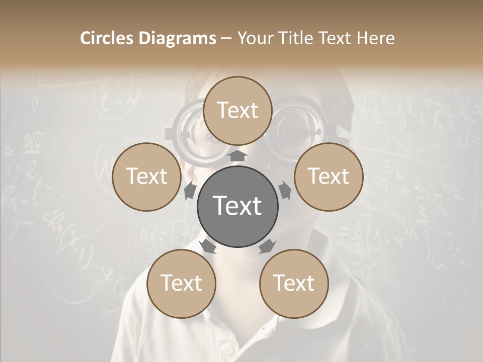 Child School Genius PowerPoint Template