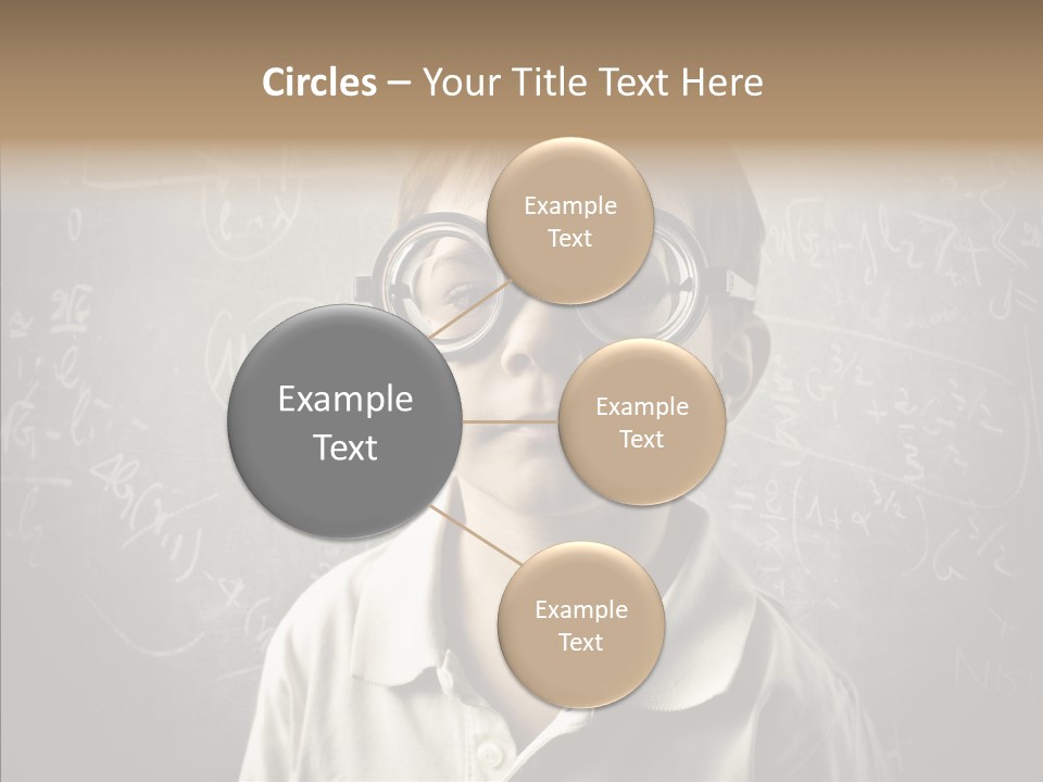 Child School Genius PowerPoint Template