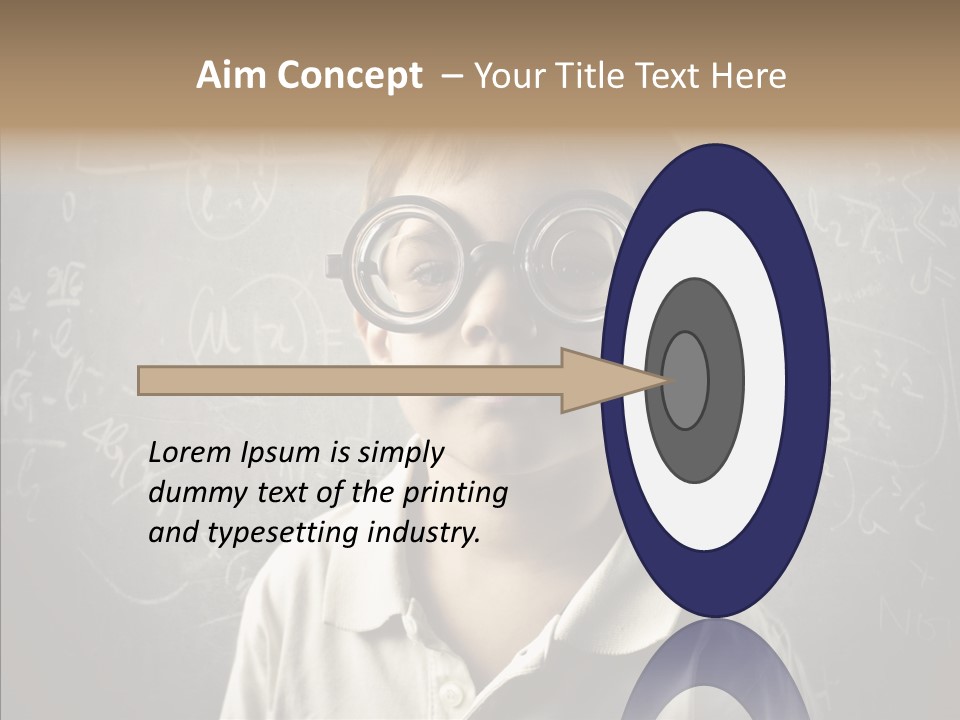 Child School Genius PowerPoint Template