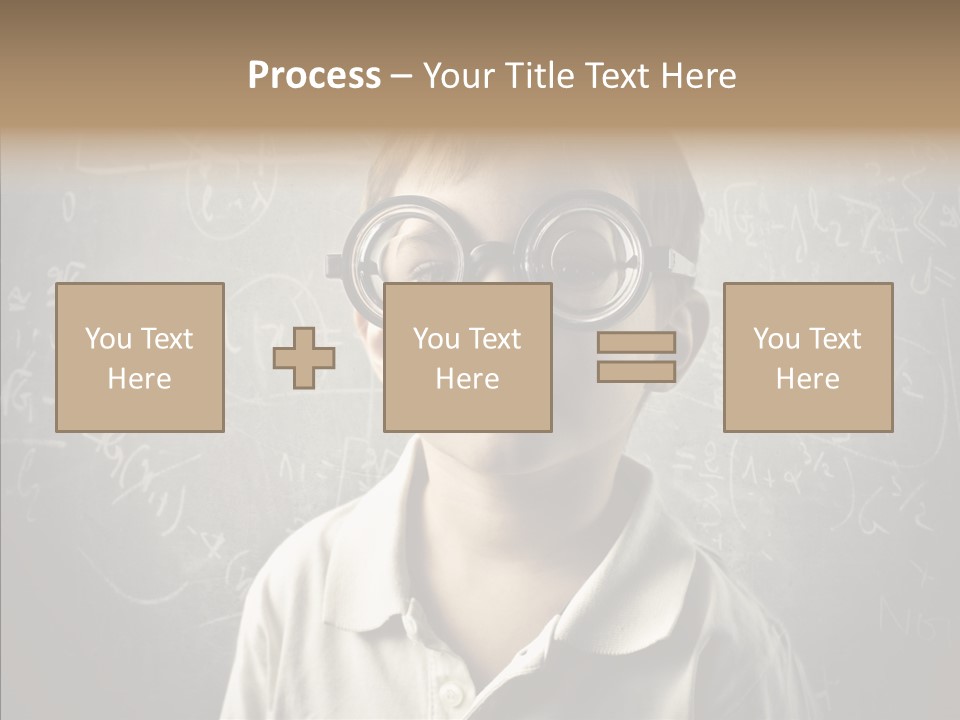 Child School Genius PowerPoint Template