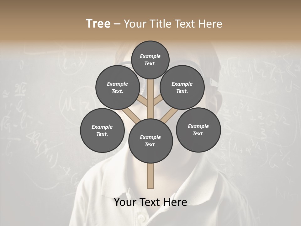 Child School Genius PowerPoint Template