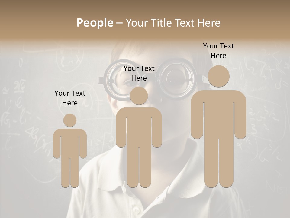Child School Genius PowerPoint Template