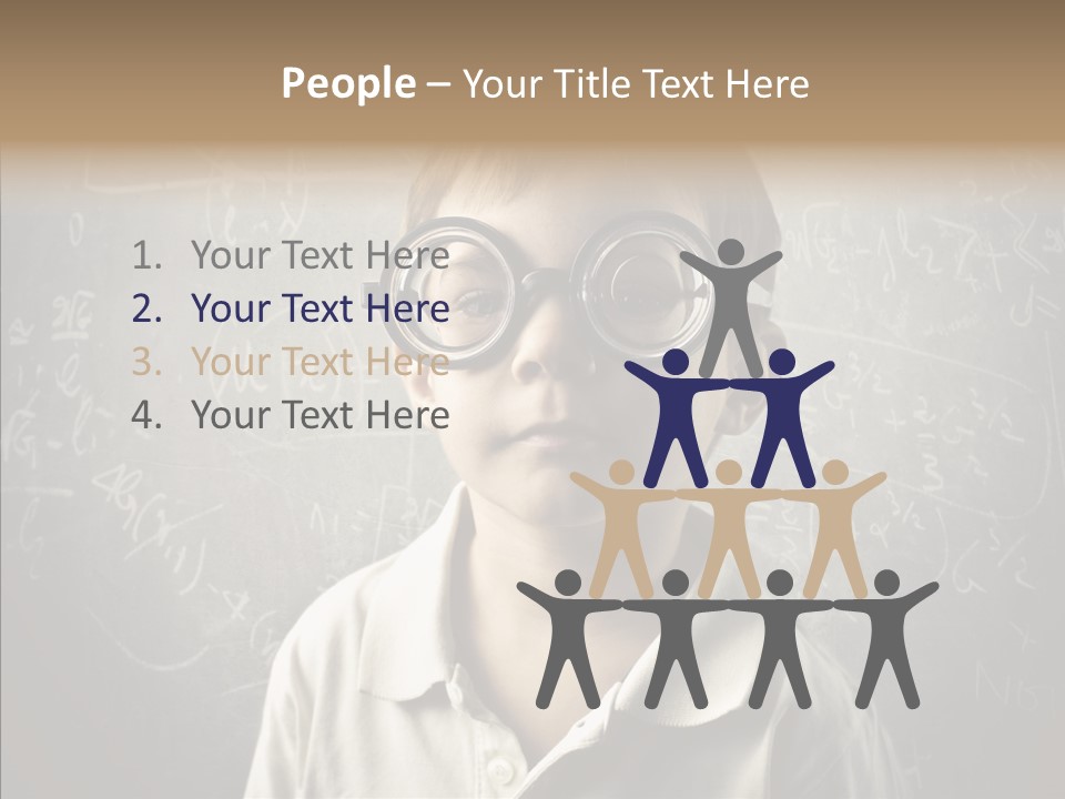 Child School Genius PowerPoint Template