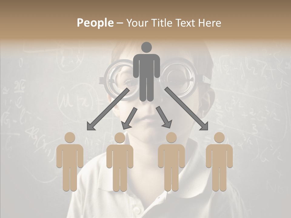 Child School Genius PowerPoint Template