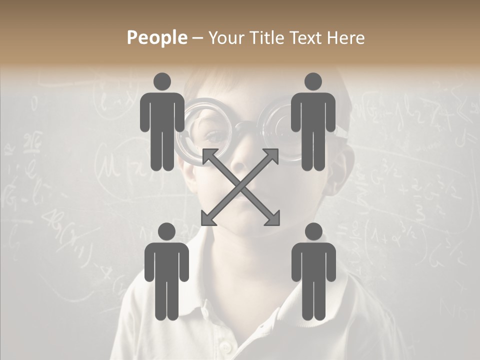 Child School Genius PowerPoint Template
