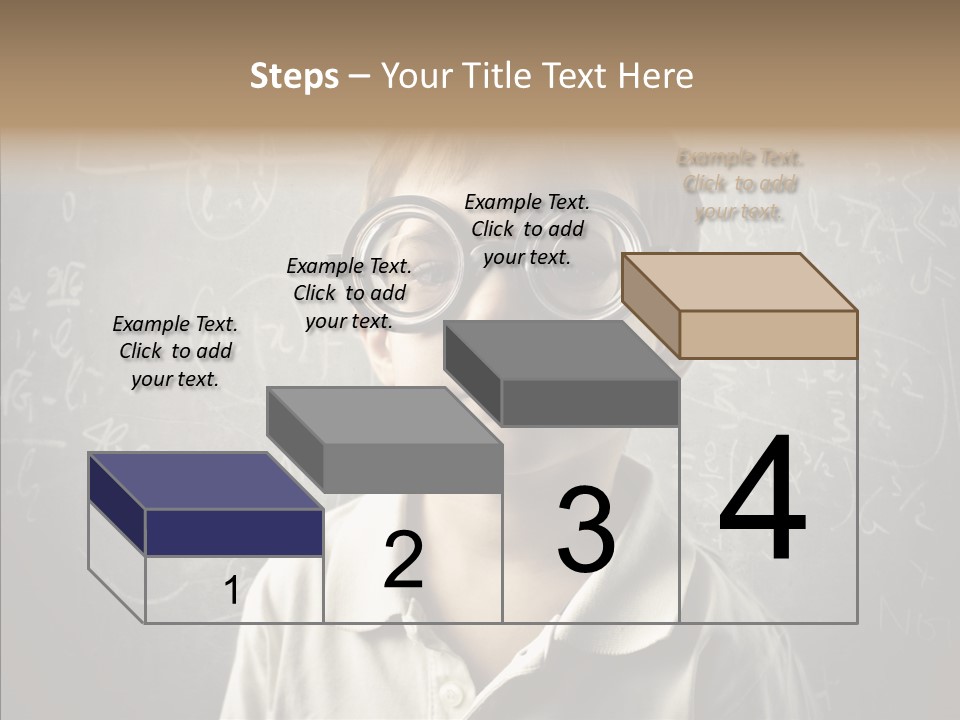 Child School Genius PowerPoint Template