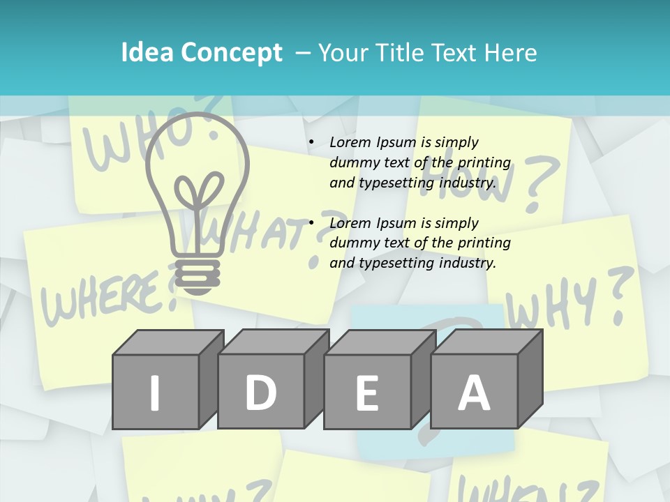 Concept Answer Support PowerPoint Template