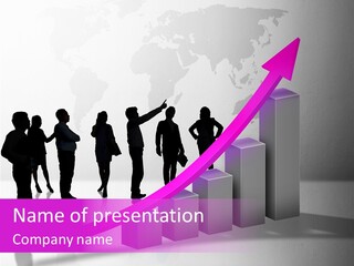 Comparative Purple Rising PowerPoint Template