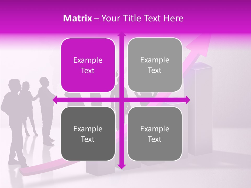 Comparative Purple Rising PowerPoint Template