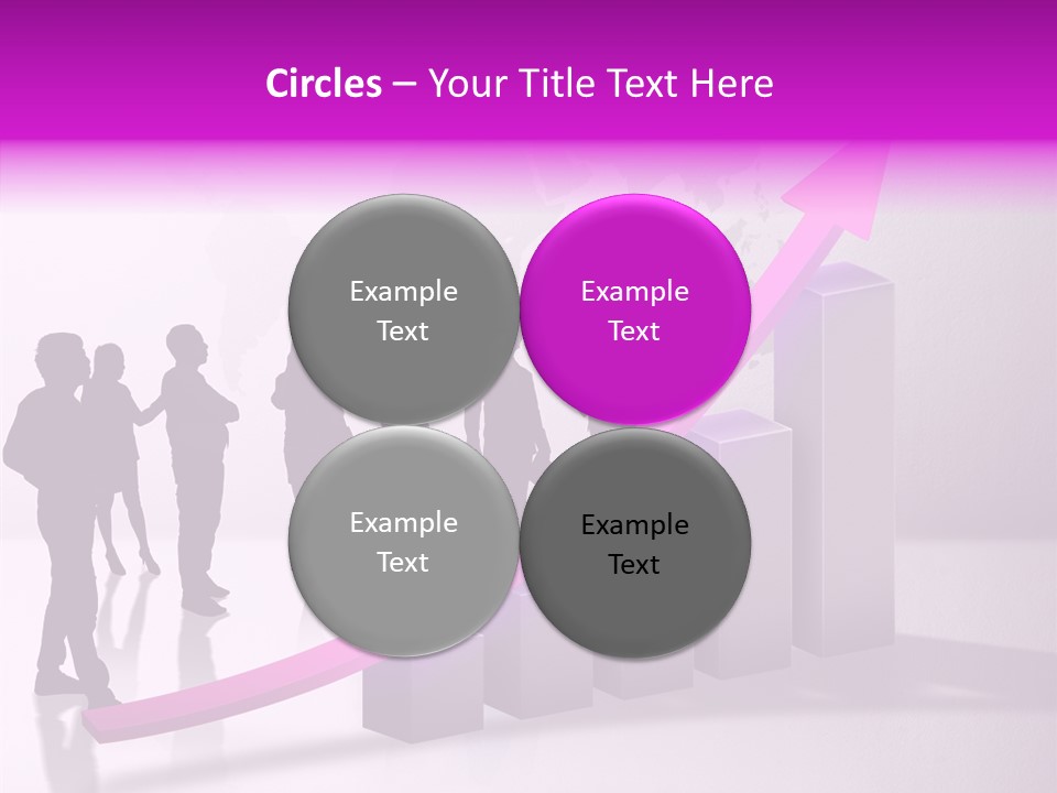 Comparative Purple Rising PowerPoint Template