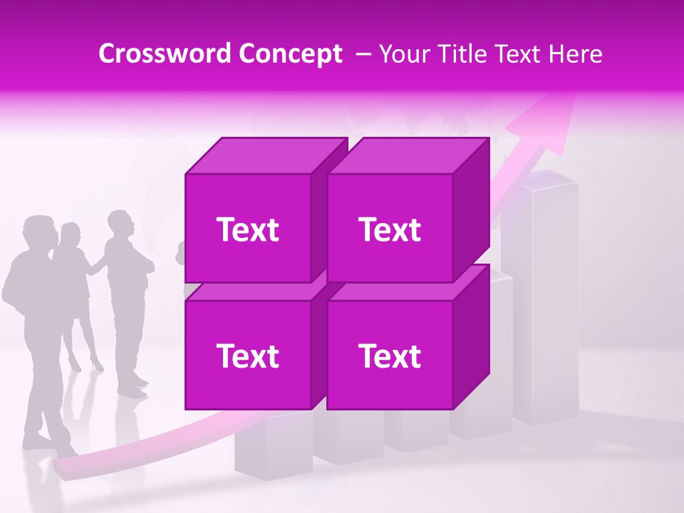 Comparative Purple Rising PowerPoint Template