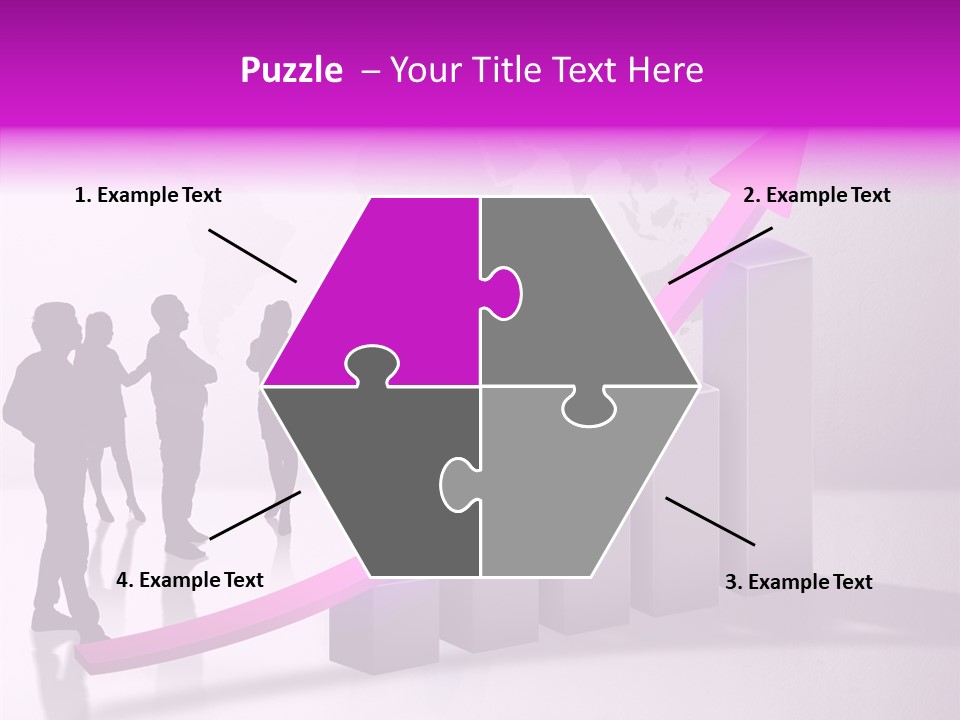 Comparative Purple Rising PowerPoint Template