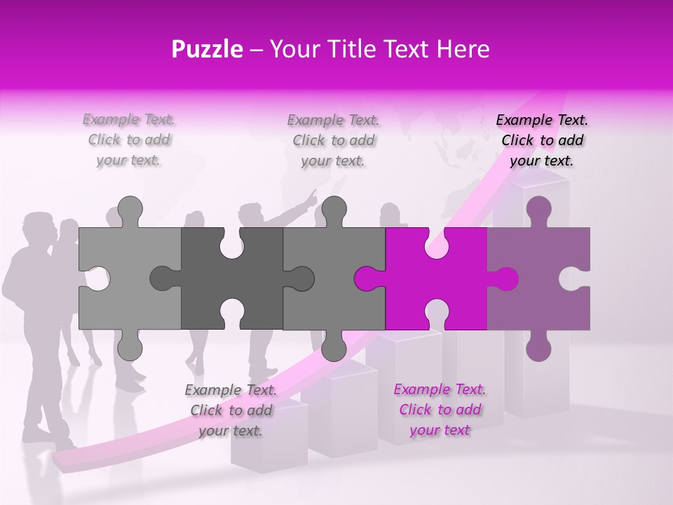Comparative Purple Rising PowerPoint Template