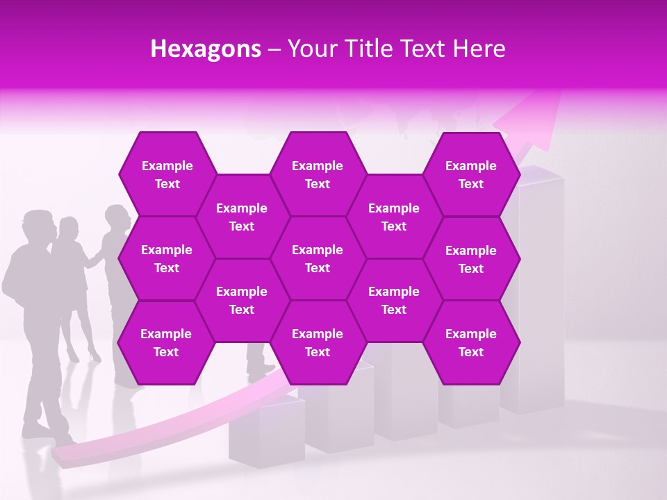 Comparative Purple Rising PowerPoint Template