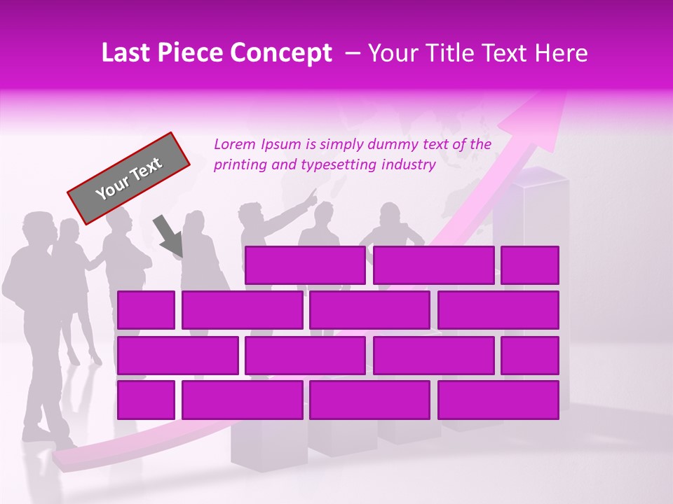 Comparative Purple Rising PowerPoint Template