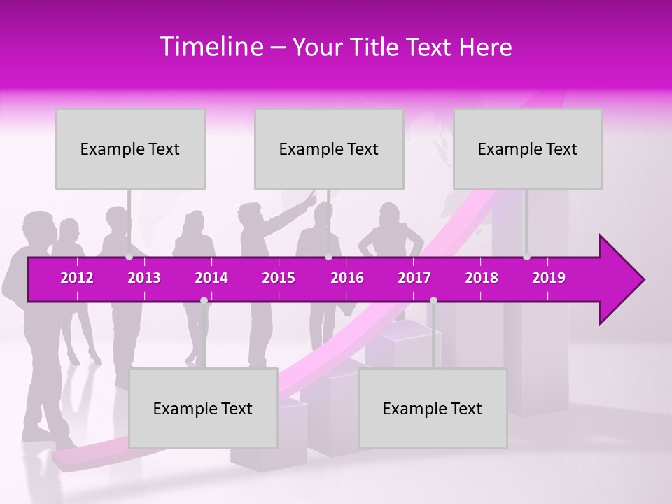 Comparative Purple Rising PowerPoint Template