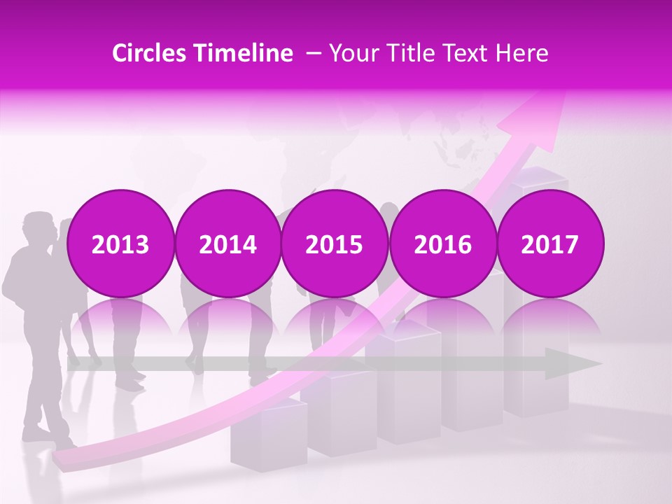 Comparative Purple Rising PowerPoint Template