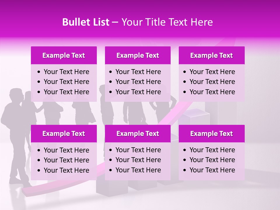 Comparative Purple Rising PowerPoint Template
