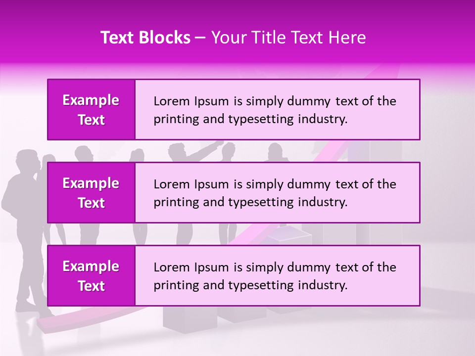 Comparative Purple Rising PowerPoint Template