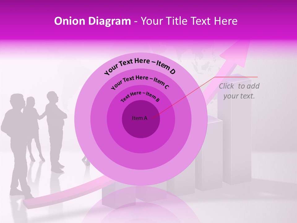 Comparative Purple Rising PowerPoint Template