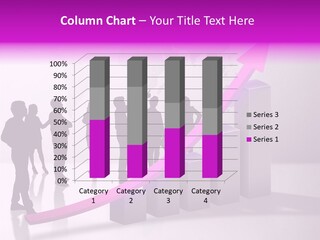 Comparative Purple Rising PowerPoint Template