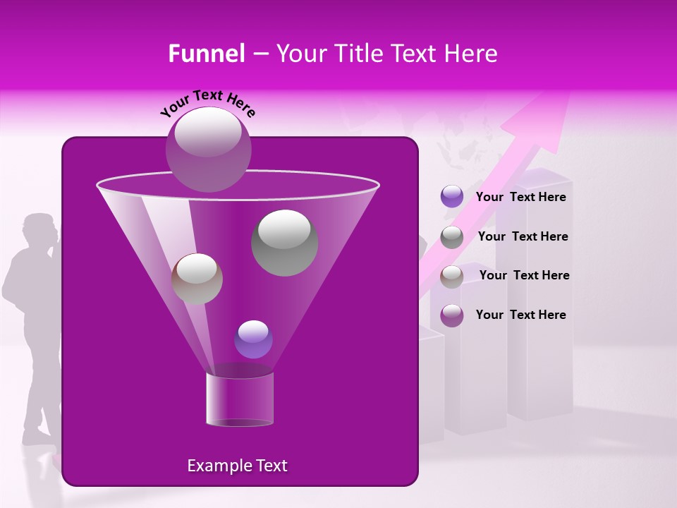 Comparative Purple Rising PowerPoint Template