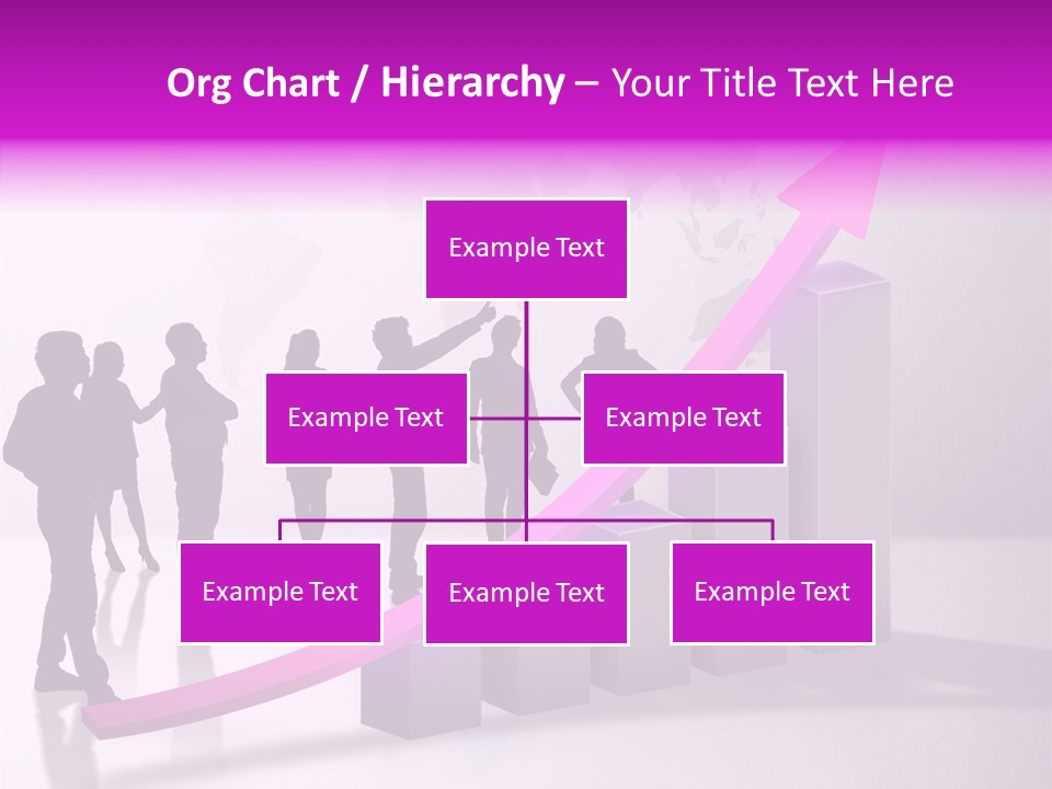 Comparative Purple Rising PowerPoint Template