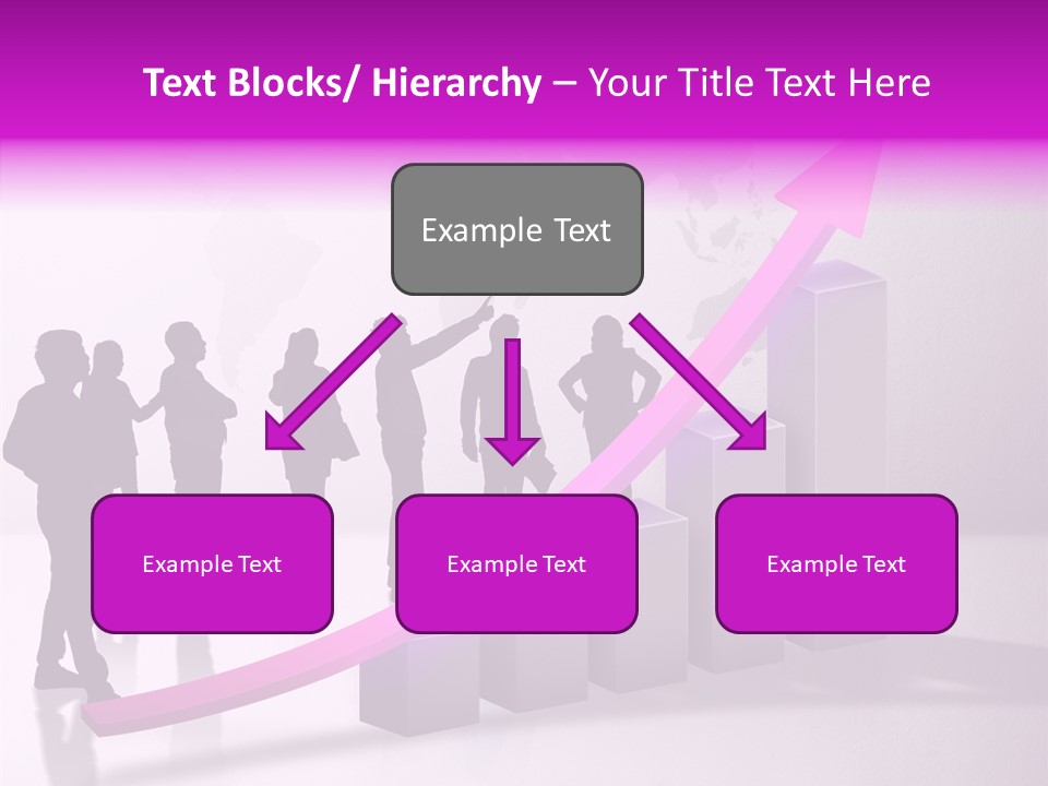 Comparative Purple Rising PowerPoint Template