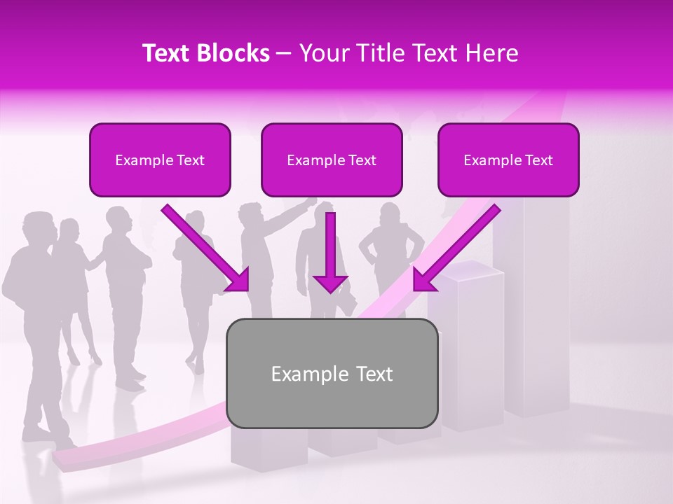 Comparative Purple Rising PowerPoint Template