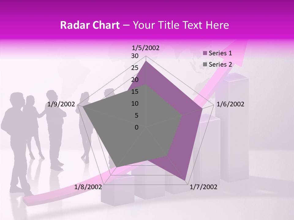 Comparative Purple Rising PowerPoint Template