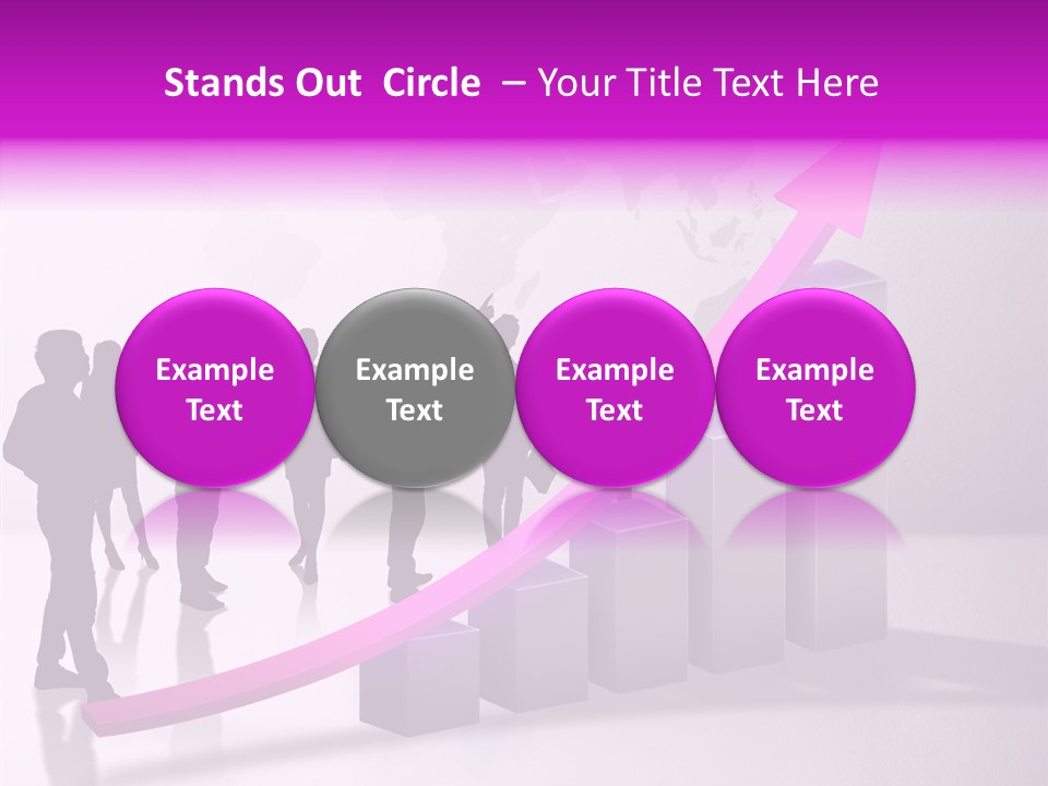 Comparative Purple Rising PowerPoint Template
