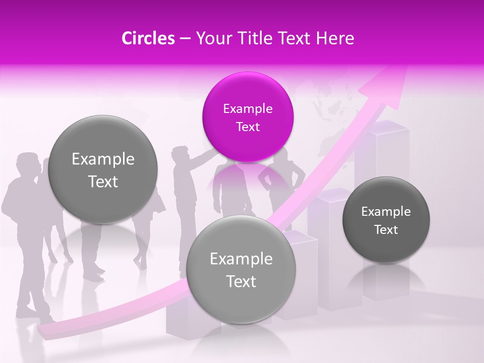 Comparative Purple Rising PowerPoint Template
