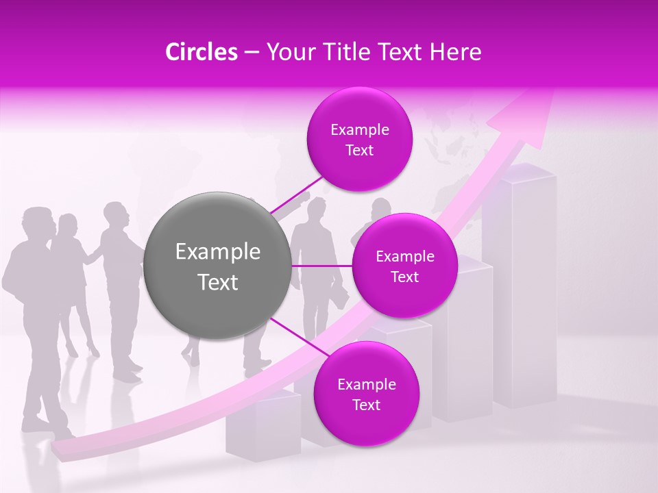 Comparative Purple Rising PowerPoint Template
