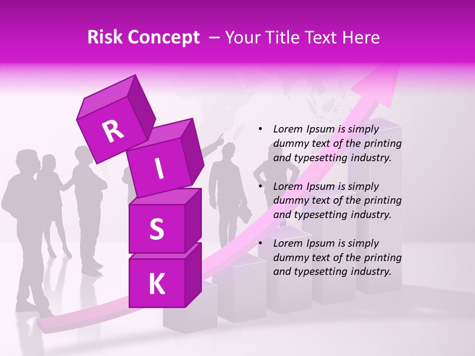 Comparative Purple Rising PowerPoint Template