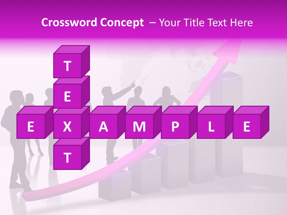 Comparative Purple Rising PowerPoint Template