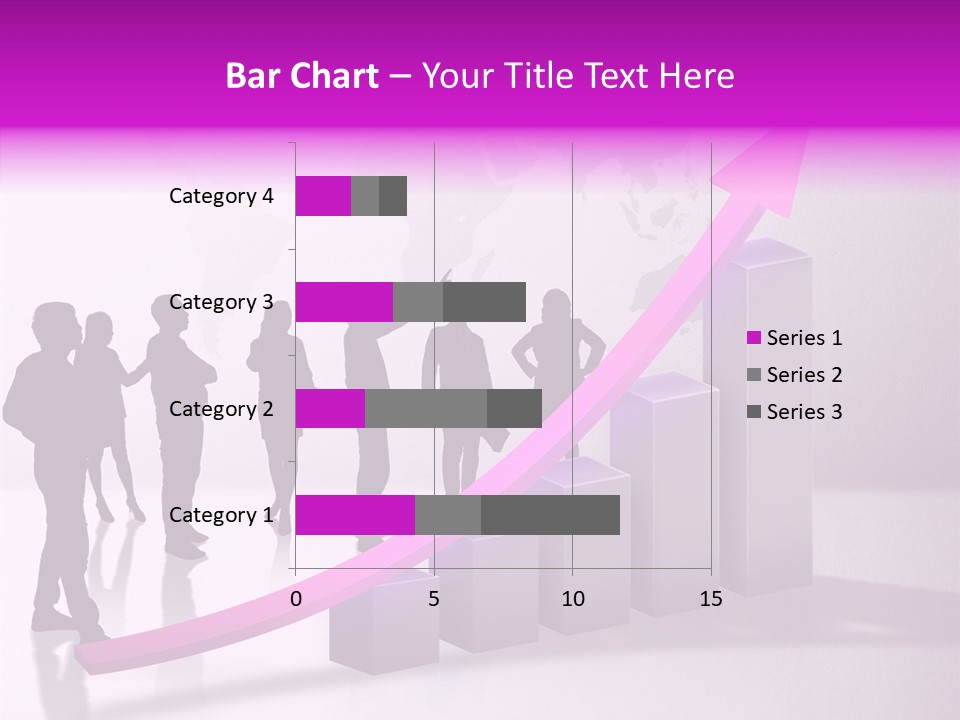 Comparative Purple Rising PowerPoint Template