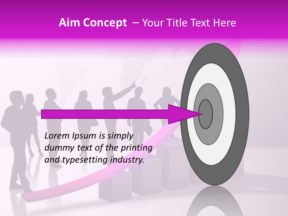 Comparative Purple Rising PowerPoint Template