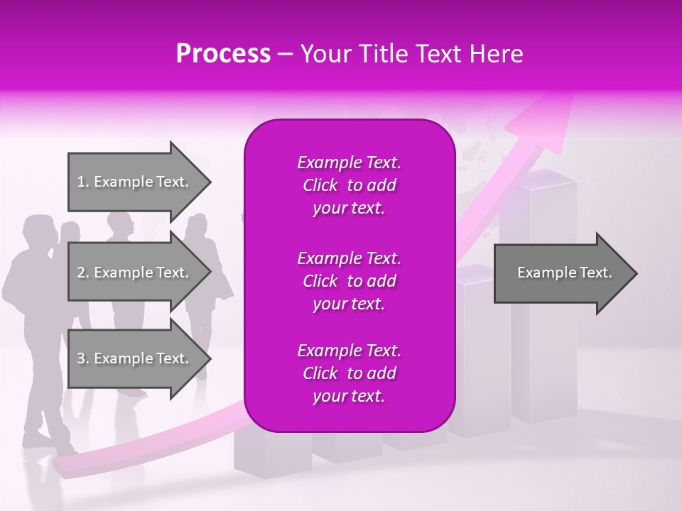 Comparative Purple Rising PowerPoint Template